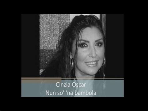 cinzia oscar nun so' na bambola 